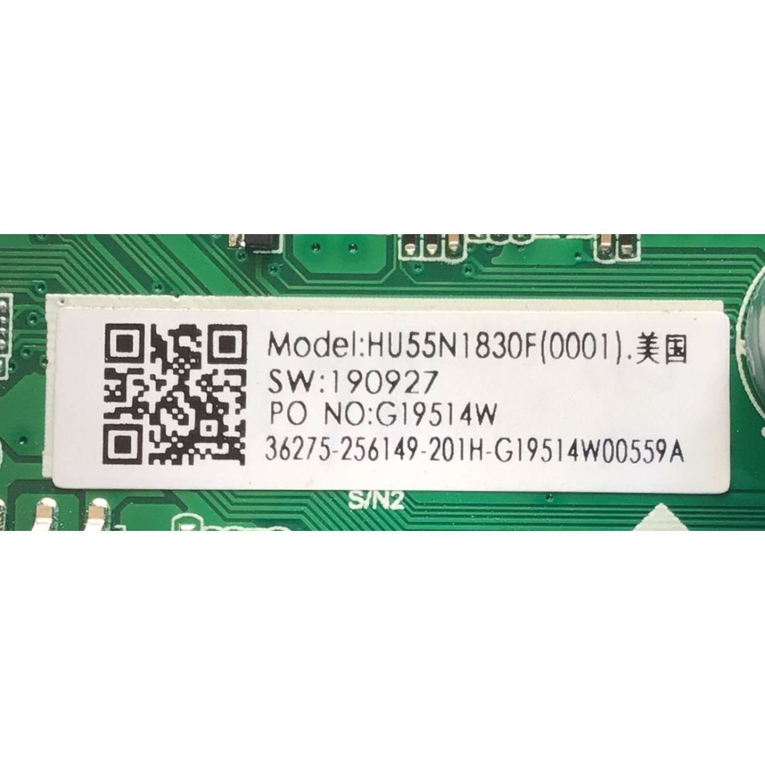 MAIN PARA TV INSIGNIA NUMERO DE PARTE 256149 / T.MS3553.761 / G19514W / 36275 / A20010178-0P00535 / PANEL JHD550N1F81-TX|EC|S1|BBY|FM|ROH / MODELO NS-55D420NA20 - Imagen 3